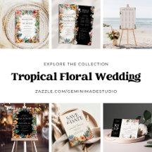 Tropical Floral Wedding