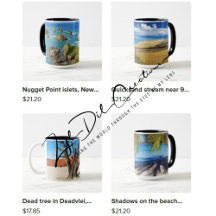 Mugs, cups & co with landscape designs