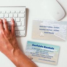 Business Cards, Beach Themes