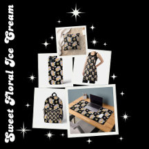 Sweet Floral Ice Cream – Whimsical Summer Pattern