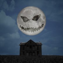 Scary Halloween Moon