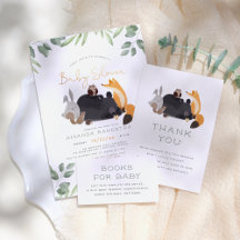 Woodland Animals Forest & Greenery Baby Shower