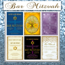 Bar / Bat Mitzvah Invitations