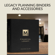 Legacy Planning Binders and Accessories