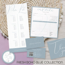 Fresh boho blue