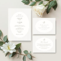 Modern Chic Script Wedding 