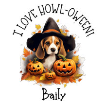 Customized Dog Halloween Ornaments