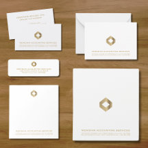 Simple Golden Diamond Business Essentials