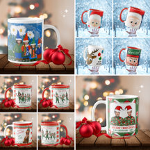 Custom Holiday Mugs