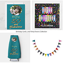 Birthday Cards, and Party Favors