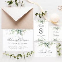 Classic Airy Watercolor Eucalyptus Greenery