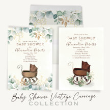 Gender Neutral Baby Shower Baby Carriage