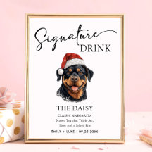 Christmas Rottweiler Dog Personalized