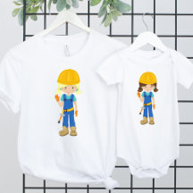 Construction Girl - Baby and Kids Clothes