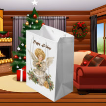 Festive watercolor Christmas