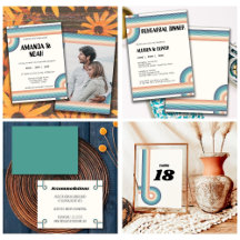 Retro 70’s Stripes Wedding Vintage Collection