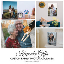 Keepsake Gifts - Custom Family Photo and Collages