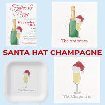Santa Hat Champagne
