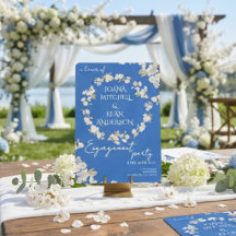 Cherry Blossom Engagement Party Invitation
