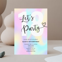 Holographic Colorful Birthday
