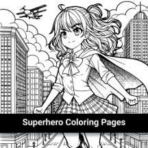 Superhero Coloring Pages