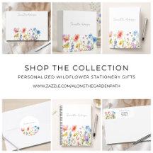 Personalized Wildflower Stationery Gifts