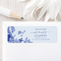 Blue Lotus Flowers   Wedding Mailing Supplies