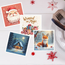 Christmas Magic Napkin Collection – Holiday Design