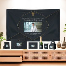 Chic Medical School Photo Graduation Party