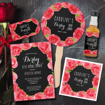 RED ROSES DERBY DAY BRIDAL SHOWER COLLECTION