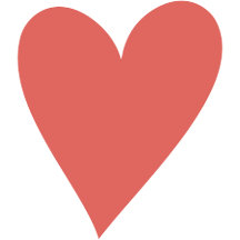 Christmas Simple Red Heart 