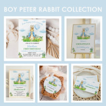Boy Peter Rabbit Birthday