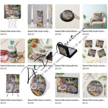 Gifts with sweet little koala design