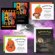 Halloween Party Invitations & Cards