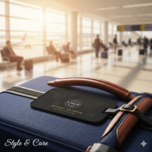 Stylish & Personalized Luggage Tags