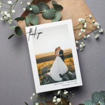 Wedding Thank You Cards Hand Lettered Griffin