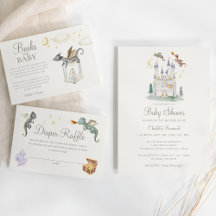 Boho Storybook Dragon Baby Shower Collection