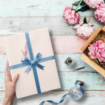 Elegant Minimalist Solid Plain Gift Wraps