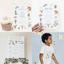 Cowboy Cowgirl Theme Birthday Party