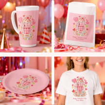 Pink & Red Valentine Cute Milkshake Fun Collection