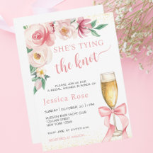 SHE'S TYING THE KNOT