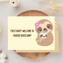 Funny Pregnancy Congratulations Card
