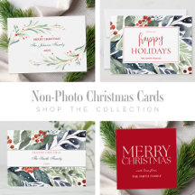 Non Photo Christmas Cards