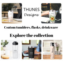 Tumblers, flasks, drinkware collection