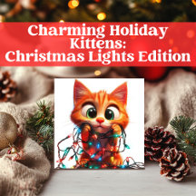 Charming Holiday Kittens: Christmas Lights Edition