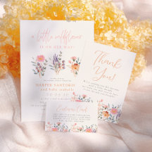 A Little Wildflower Boho Girl Baby Shower