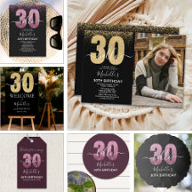 Hello 30: Elegant Birthday Collection