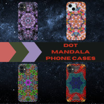 Dot Mandala Phone Cases