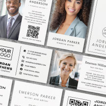 White professional business cards