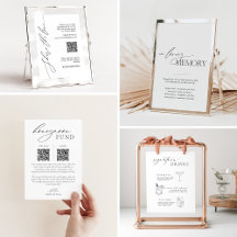 Wedding Table Signs Collection